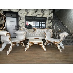 Beyaz Gold İhtişam Taht Beyaz Gold İhtişam Taht